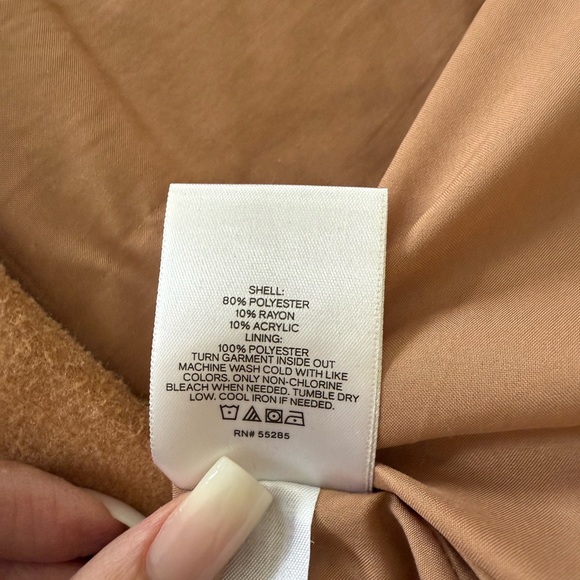 Express Belted Faux Wool Coat - Picture 4 of 4